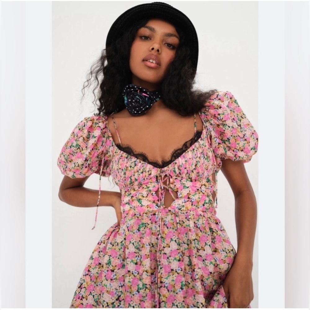 For Love & Lemons Isadora Midi Dress NWOT - Picture 5 of 16